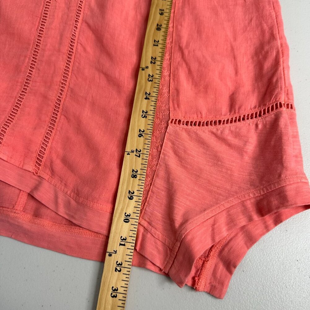 Soft Surroundings Linen Tunic top Coral‎ Size XL - Picture 7 of 11